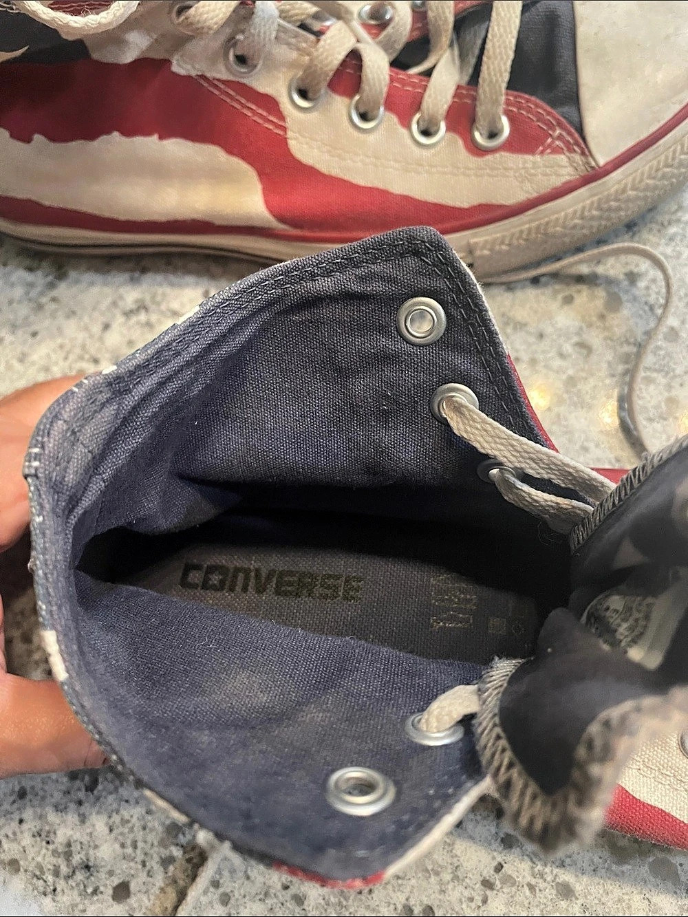 Converse Chuck Taylor All Star Flag High Top Sneakers US 10 - Picture 8 of 10